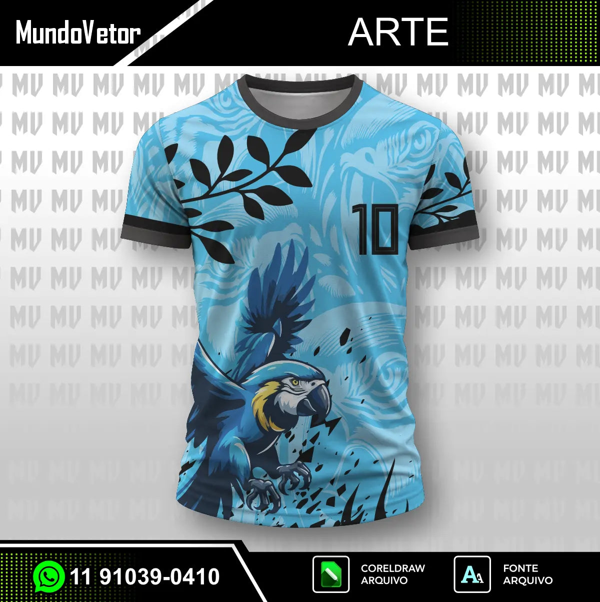 Arte Camisa Interclasse Arara 2027