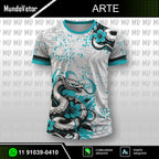 Arte Digital Camisa Cobra Azul 2.0 2026 - Interclasse