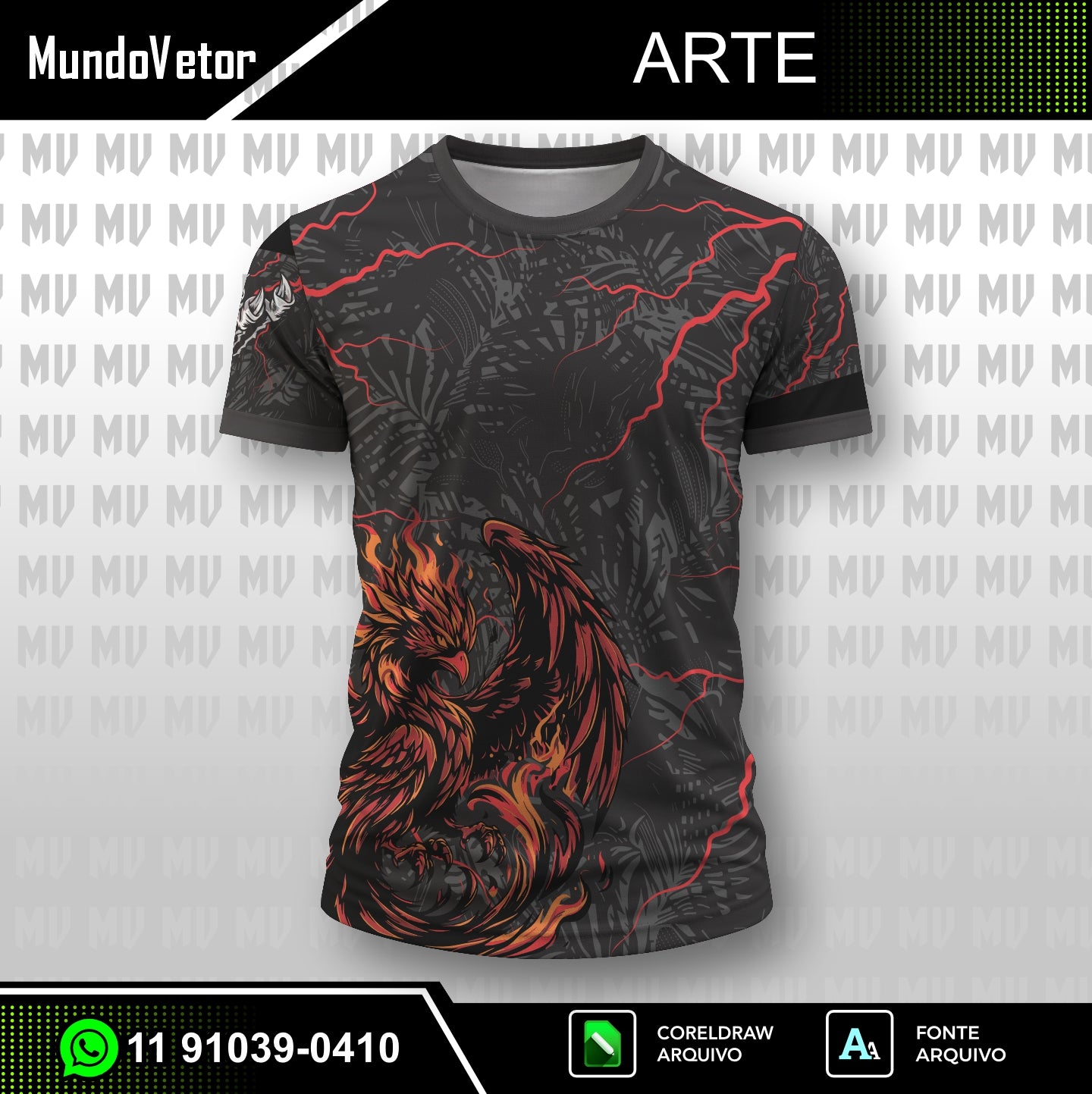Arte Digital Fenix Dourada 2026 - Interclasse