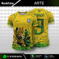 Arte Digital Camisa Seleção Brasileira Onça Copa 2026