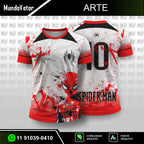 Arte Digital Camisa Interclasse Homem-Aranha 2