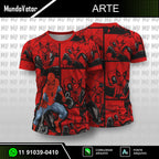 Arte Camisa Interclasse Homem Aranha