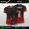 Arte Camisa Interclasse Dragão Vermelho