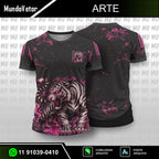 Arte Digital Tigre Fucsia 2026 - Interclasse