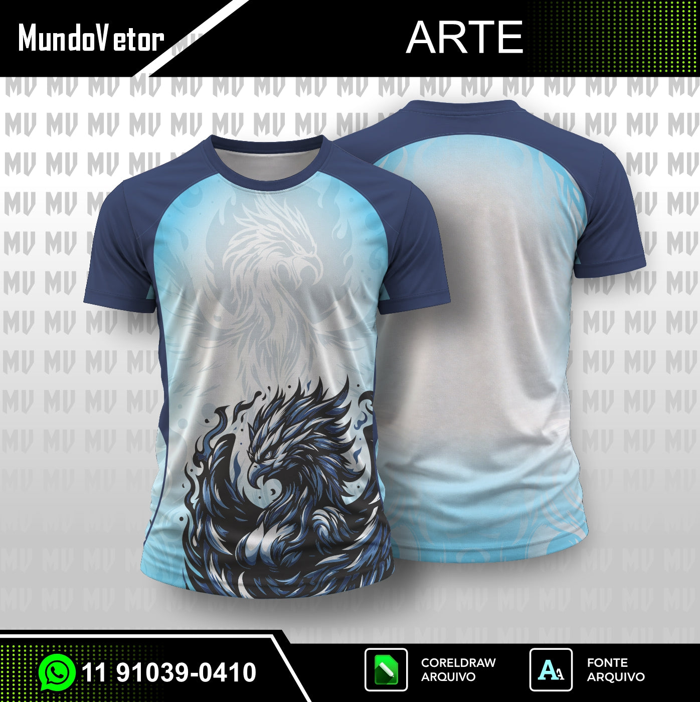 Arte Digital Fenix Azul 2026 - Interclasse