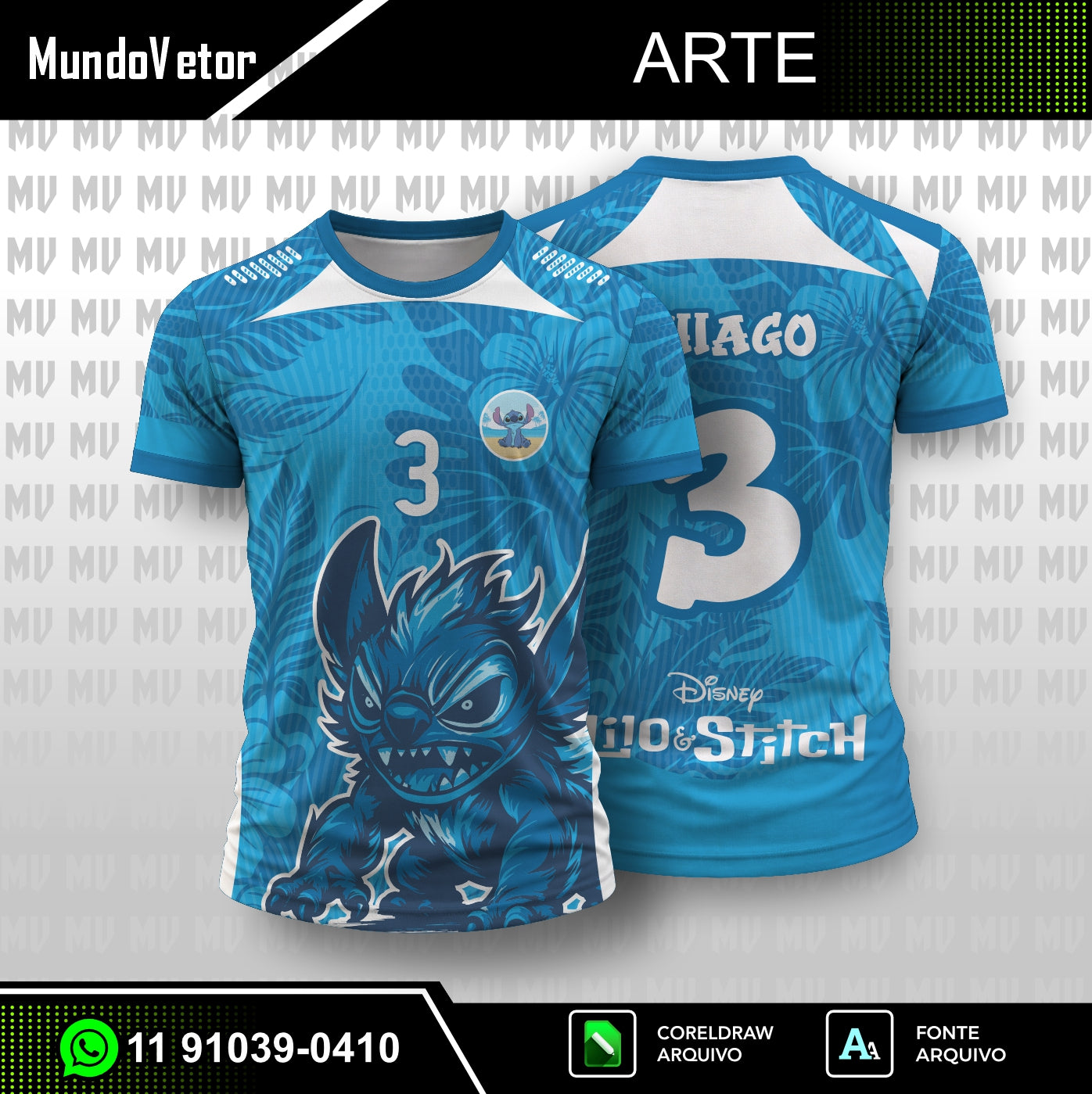 Arte Digital Lilo e Stitch Furioso 2026 - Interclasse