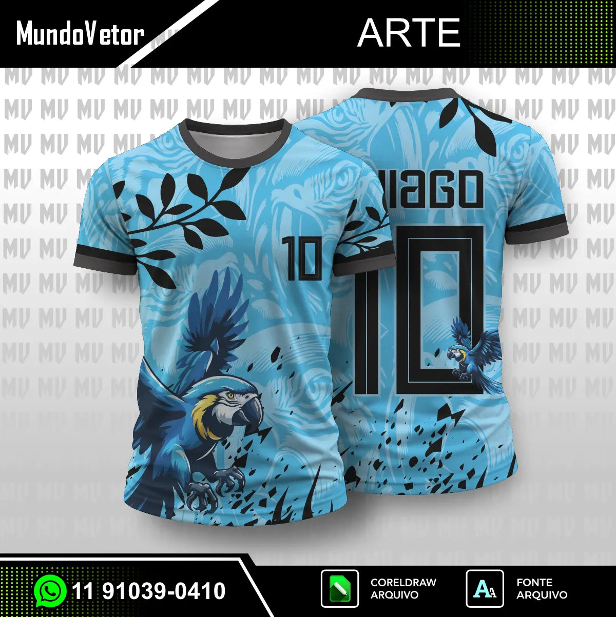 Arte Camisa Interclasse Arara 2027