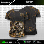 Arte Digital Tigre Dourado 2026 - Interclasse