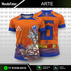 Arte Digital Vetor camisa interclasse nono ano terceirão Goku DBZ Dragon Ball Z