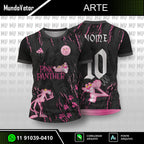 Arte Camisa Interclasse Pantera Cor de Rosa 4