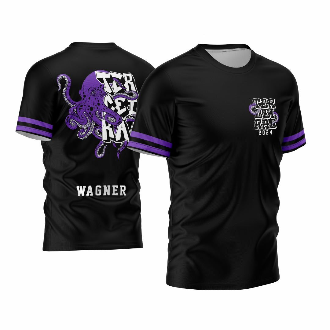 Arte Digital Camisa Terceirao Polvo Roxo