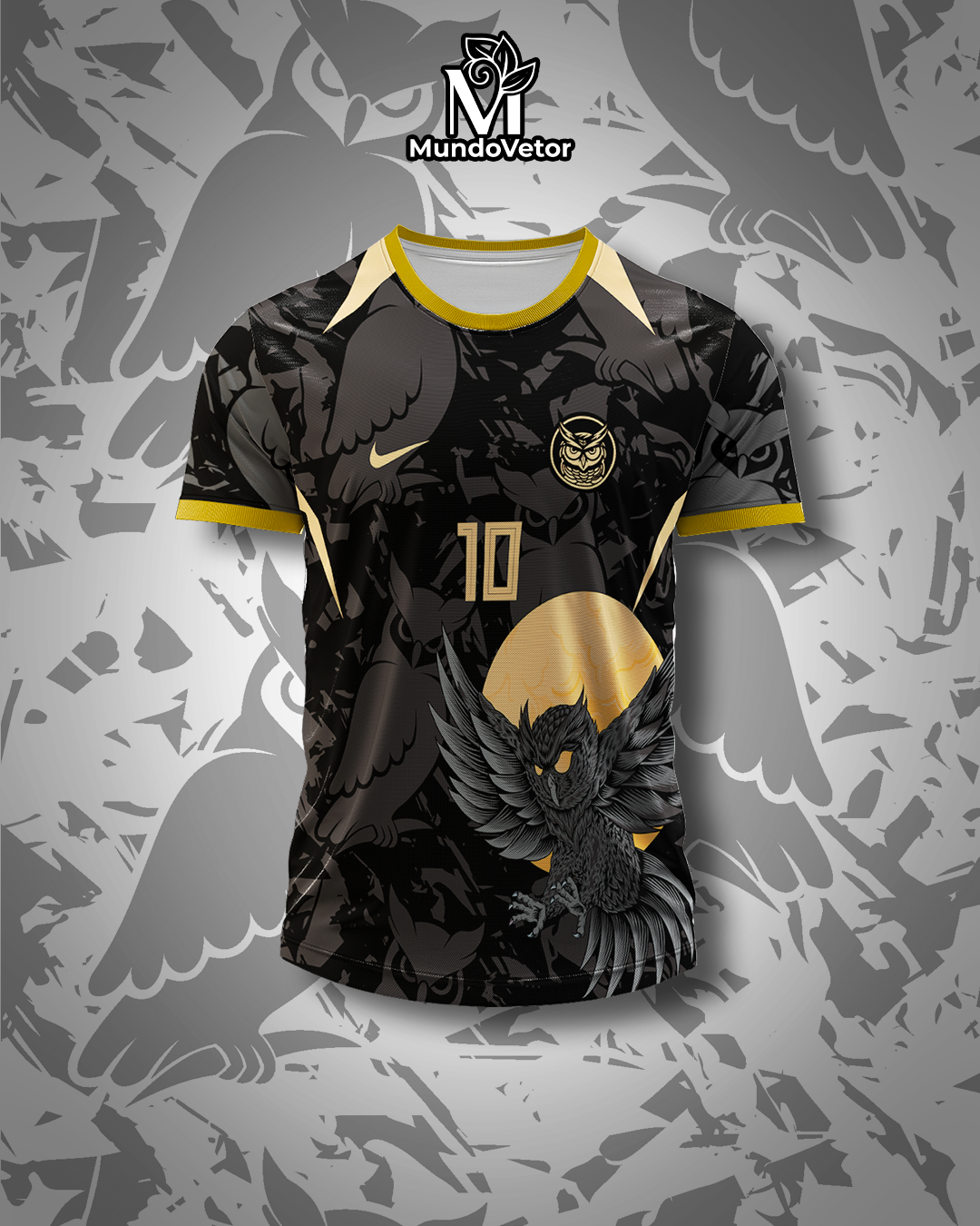 Arte Digital Camisa Terceirão Coruja Noturna