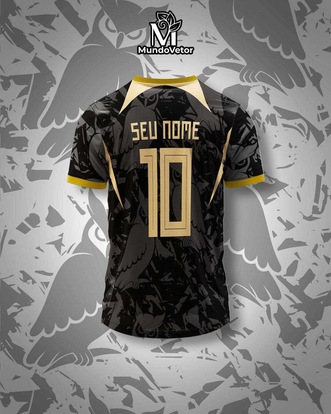 Arte Digital Camisa Terceirão Coruja Noturna