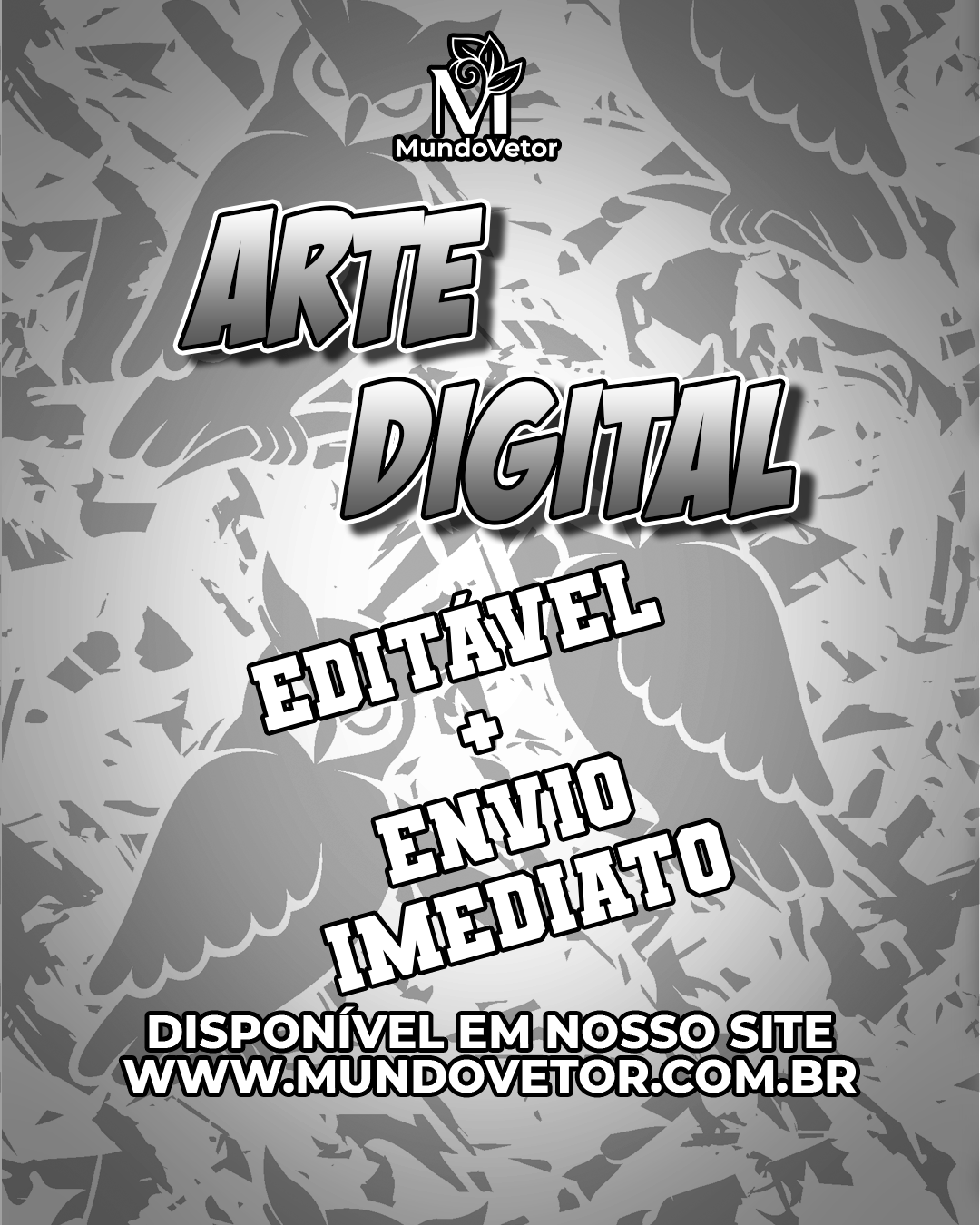 Arte Digital Camiseta Terceirão Coruja Noturna