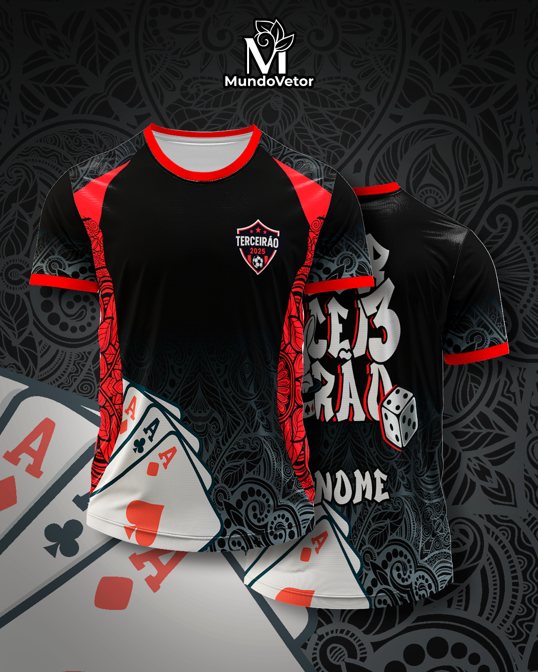 Arte Vetor Camisa Terceirão Coelho na Cartola 2025