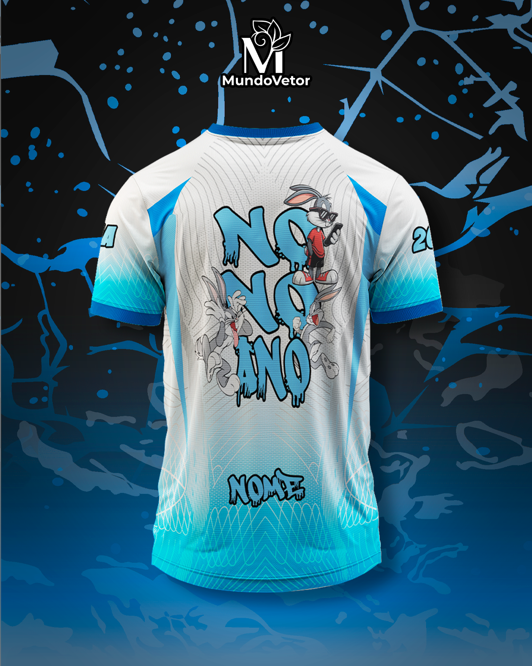 Arte Digital Camisa Nono Ano Pernalonga 2025