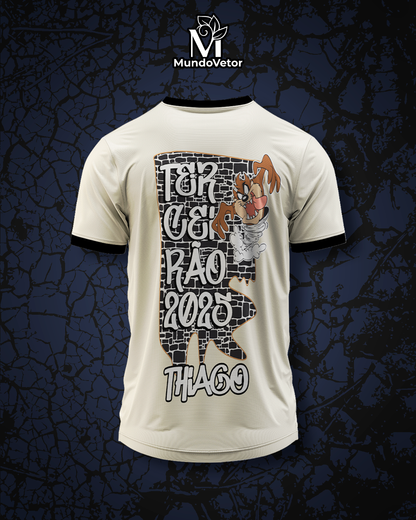 Arte Digital Camiseta Terceirão Taz Mania 2025