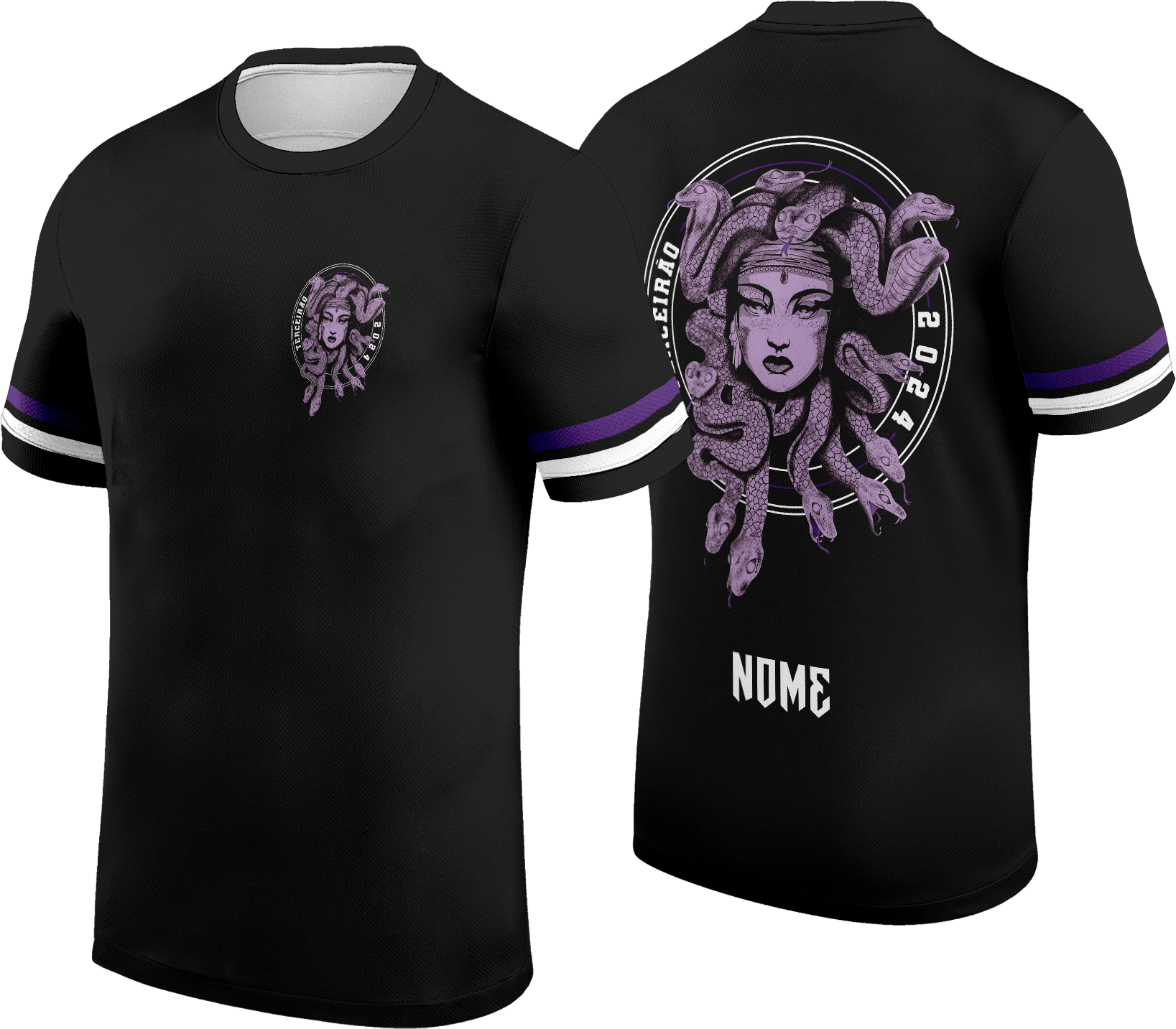 Arte Digital Camisa Terceirao Medusa