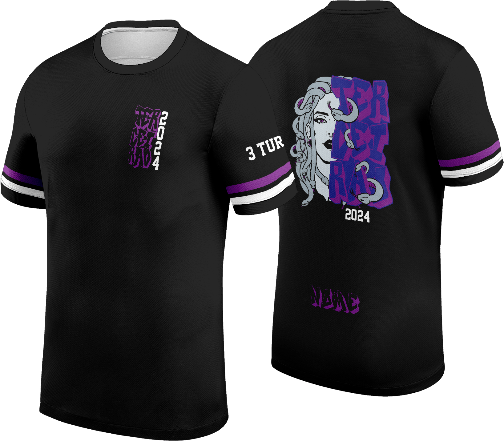 Arte Digital Camisa Terceirao Nova Medusa