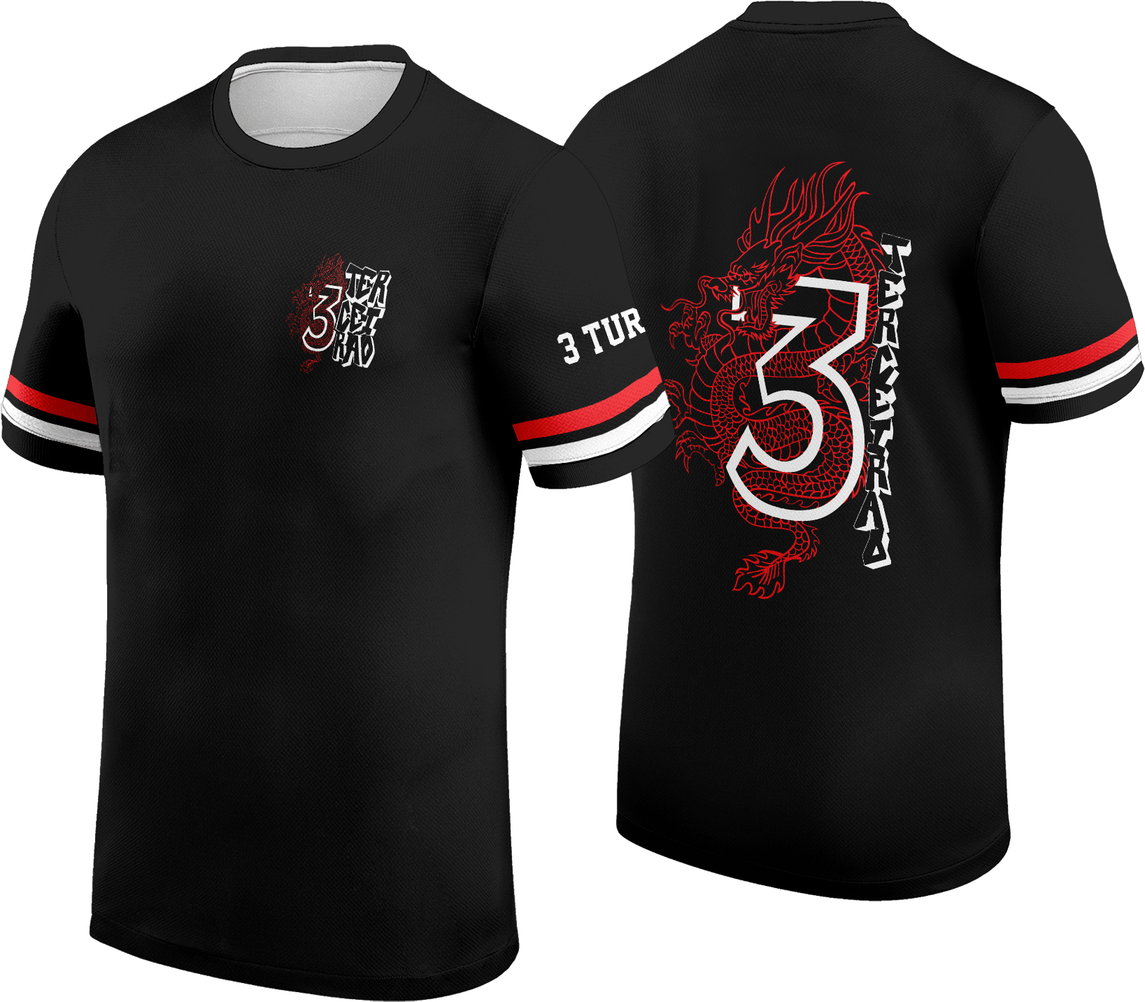 Arte Digital Camisa Terceirao Sketch Dragao
