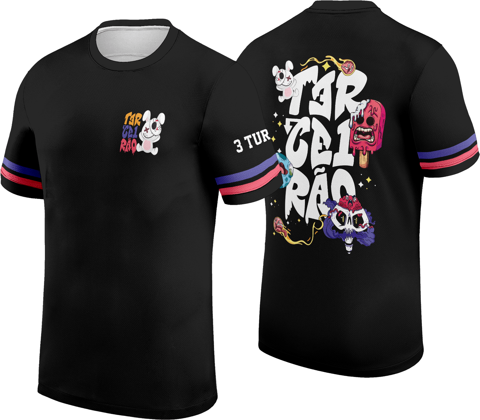 Arte Digital Camisa Terceirao Haloween