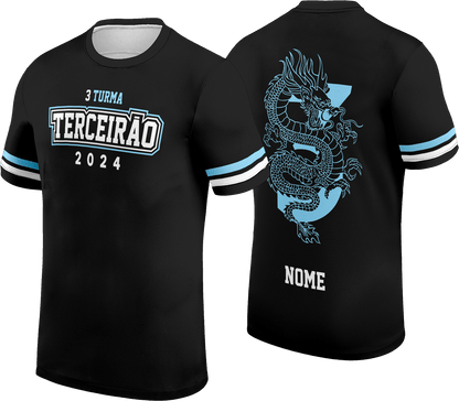 Arte Digital Camiseta Terceirão Dragão Tribal