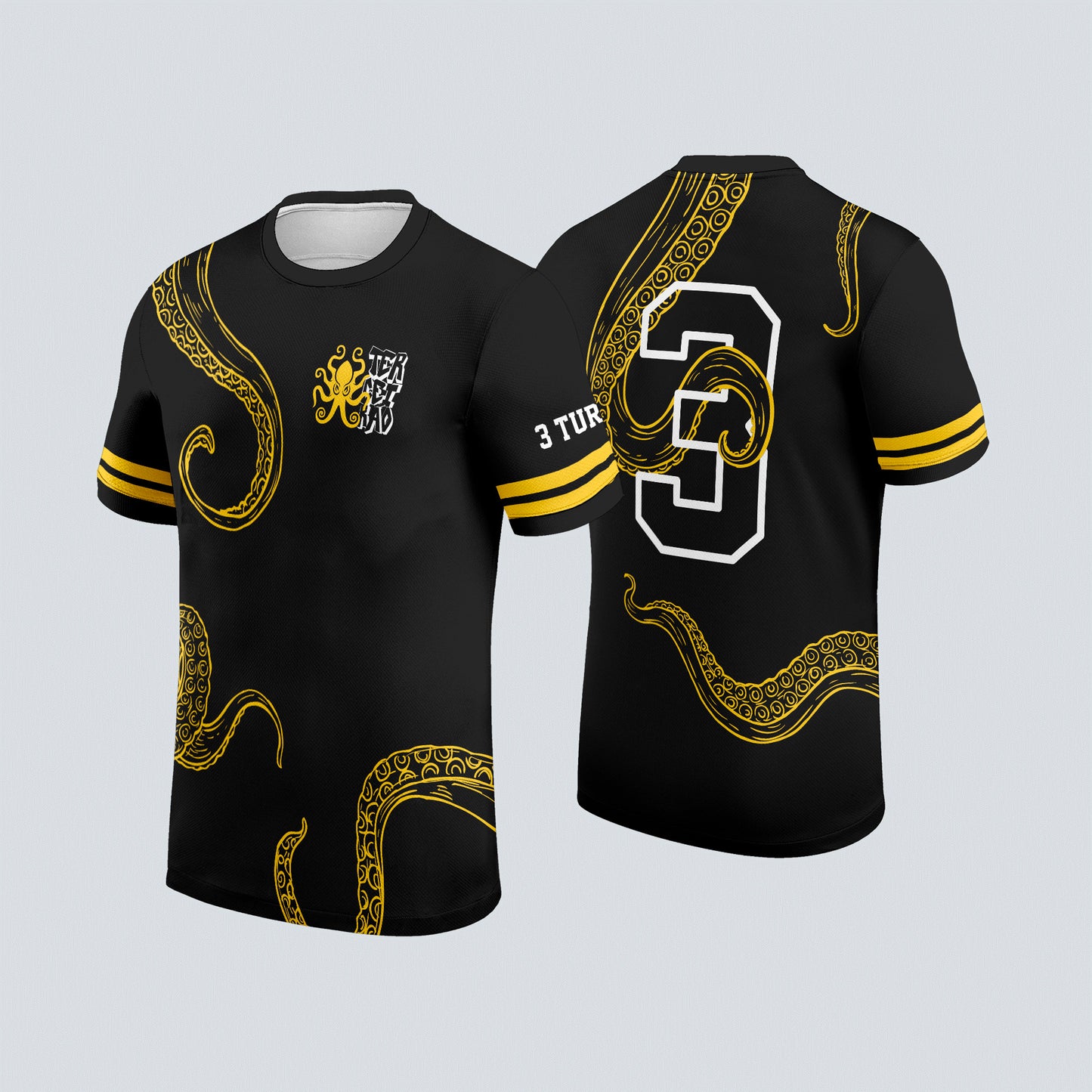Arte Digital Camiseta Terceirão Tentáculos