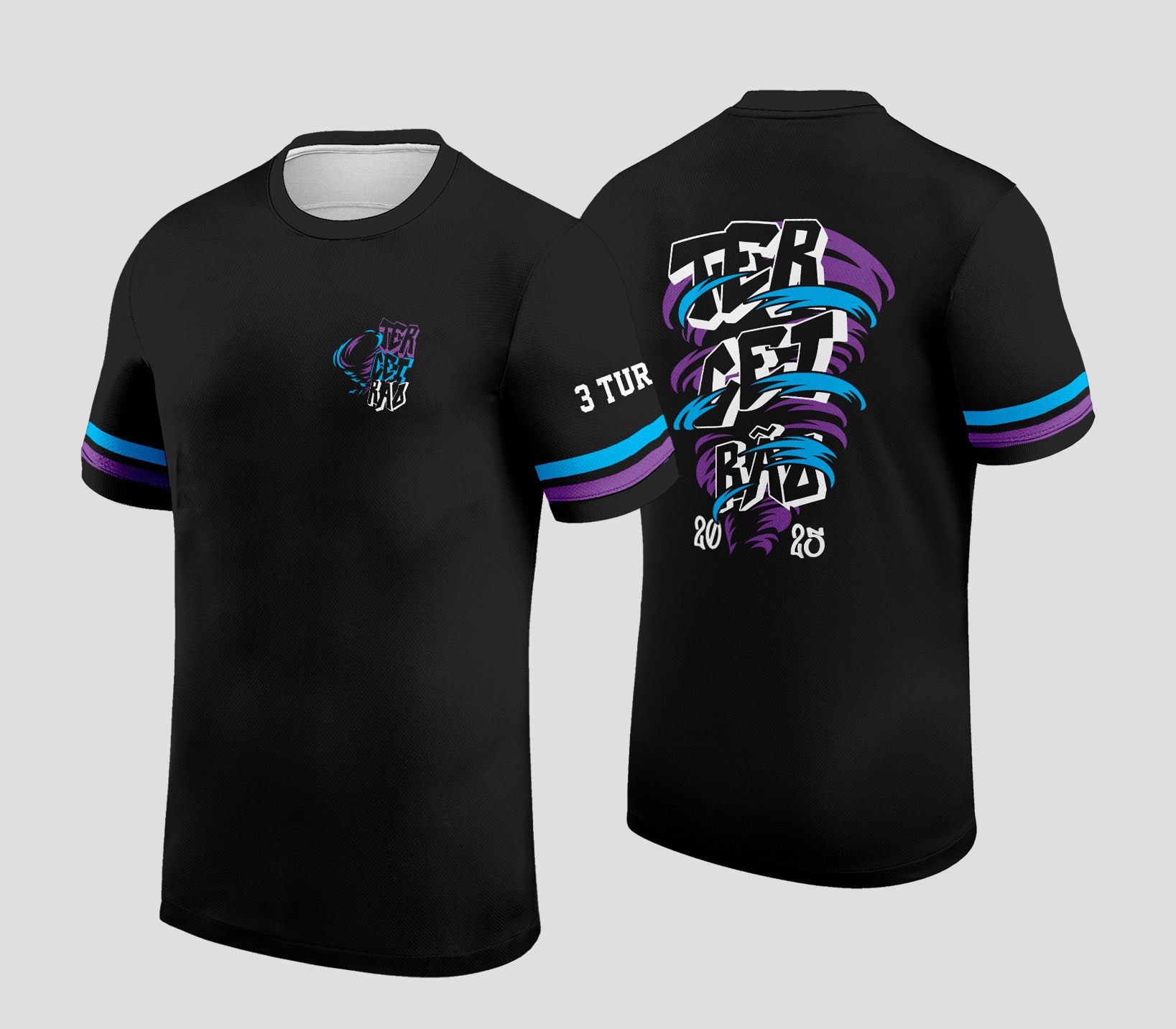 Arte Digital Camisa Terceirao Tornado Vortex