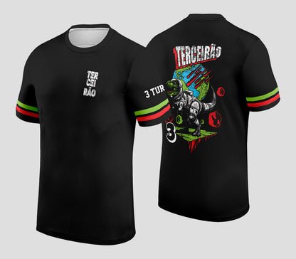 Arte Digital Camiseta Terceirão T-Rex Astronauta