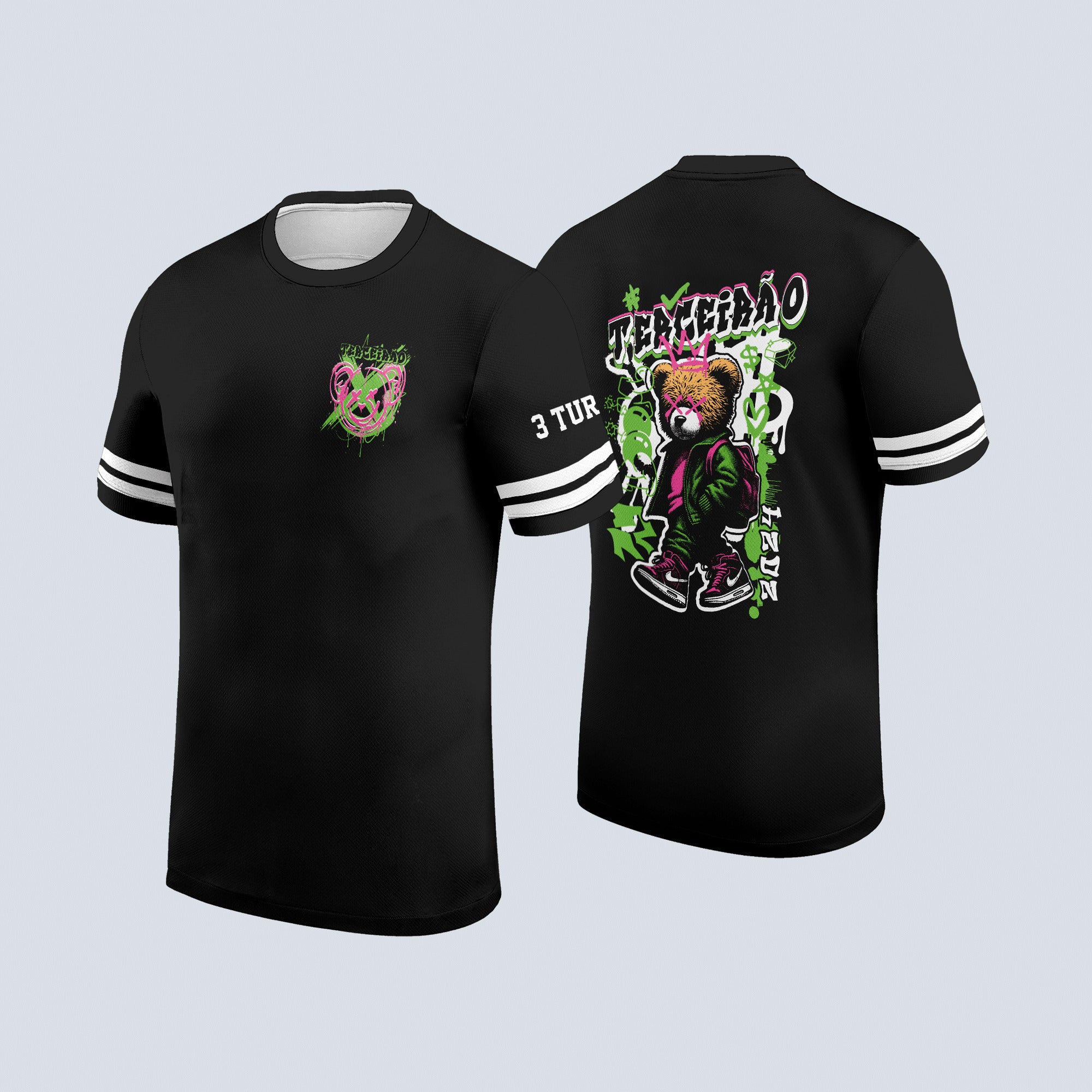 Arte Digital Camisa Terceirao Urso Pelucia