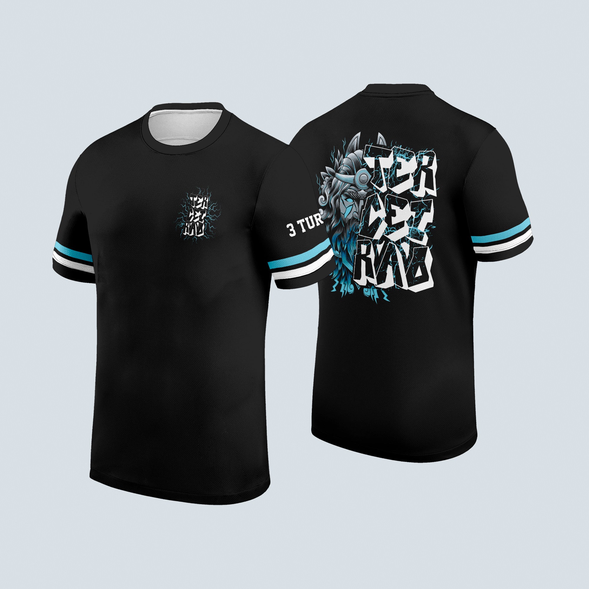 Arte Digital Camisa Terceirao Poseidon