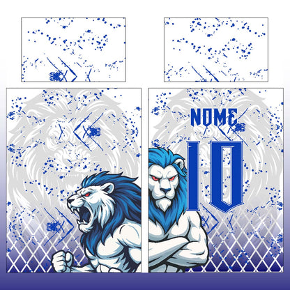 Arquivo frente e costas da camisa Arte Vetor Camisa Interclasse Terceirao Leao Rei Da Selva cdr
