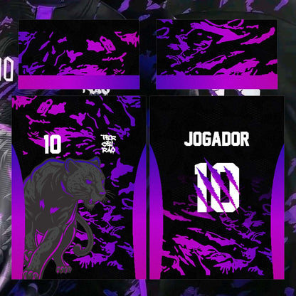 imagem arquivo cdr frente e costas da camisa Arte Vetor Camisa Interclasse Pantera 