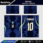 Arte Digital Camisa Brasil 2026/2027