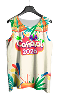 Arte Vetor Abadá Carnaval 2026 Instrumentos Musicais - Mockup Frente
