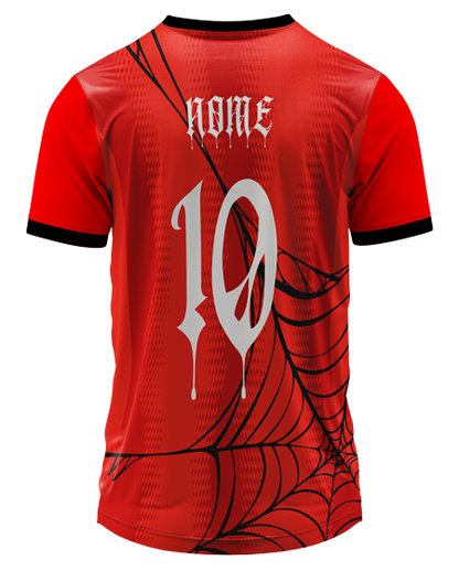 Mockup costas da camisa Arte Vetor Camisa Interclasse Aranha E Teia