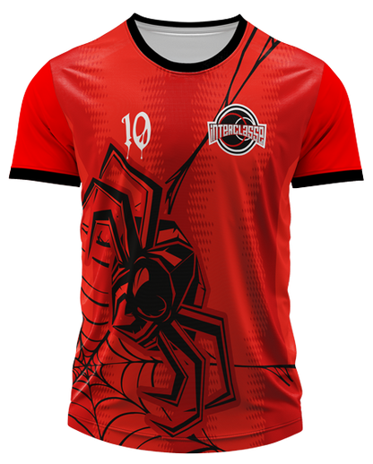Mockup frente da camisa Arte Vetor Camisa Interclasse Aranha E Teia