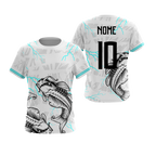 Mockup frente e costas da camisa Arte Vetor Camisa Interclasse Carpa Mitica