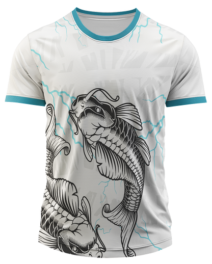 Mockup frente da camisa Arte Vetor Camisa Interclasse Carpa Mitica