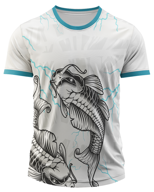 Mockup frente da camisa Arte Vetor Camisa Interclasse Carpa Mitica