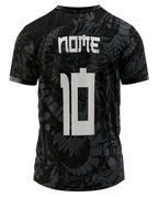Mockup costas da camisa Arte Vetor Camisa Interclasse Dragao Dark