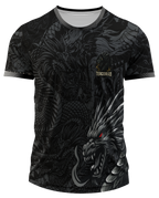 Mockup frente da camisa Arte Vetor Camisa Interclasse Dragao Dark