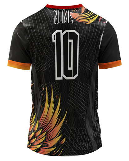 Mockup costas da camisa Arte Vetor Camisa Interclasse Fenix
