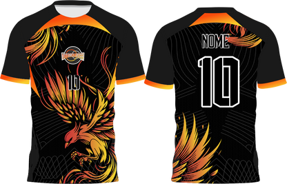 Mockup frente da camisa Arte Vetor Camisa Interclasse Fenix