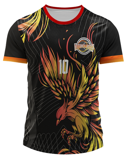 Mockup frente da camisa Arte Vetor Camisa Interclasse Fenix