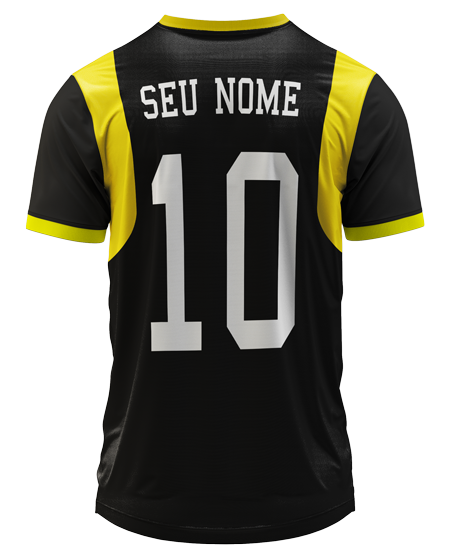 Mockup costas da camisa Arte Vetor Camisa Interclasse Linhas