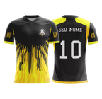Mockup frente e costas da camisa Arte Vetor Camisa Interclasse Linhas