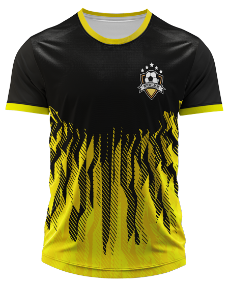Mockup frente da camisa Arte Vetor Camisa Interclasse Linhas