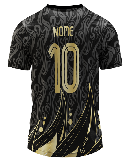 Mockup costas da camisa Arte Vetor Camisa Interclasse Lobo Noturno