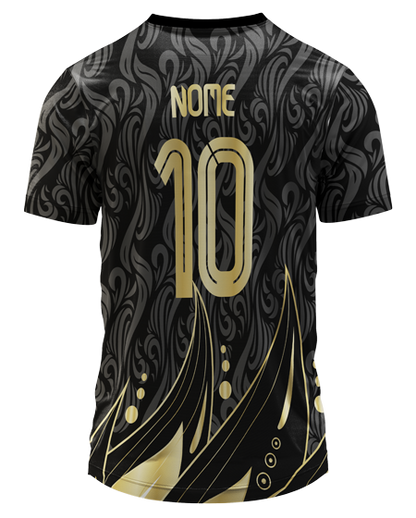 Mockup costas da camisa Arte Vetor Camisa Interclasse Lobo Noturno
